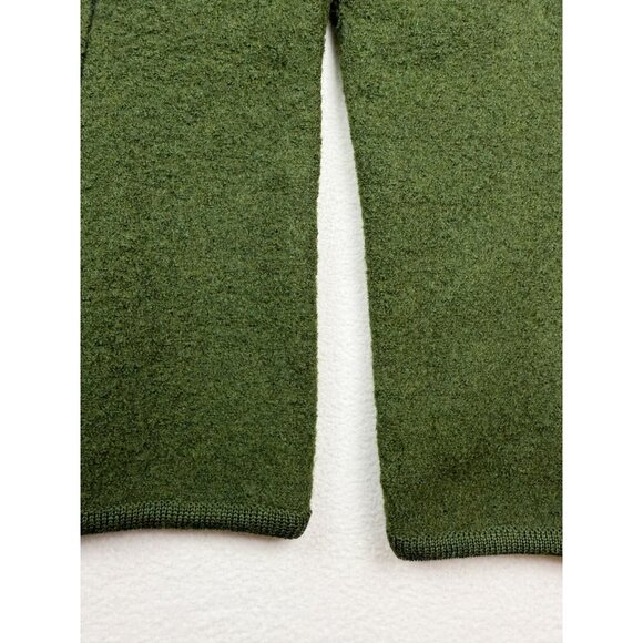 APPLESEEDS Boiled Wool Cardigan Sweater Size M Womens Full Button Green NWT - Picture 4 of 8
